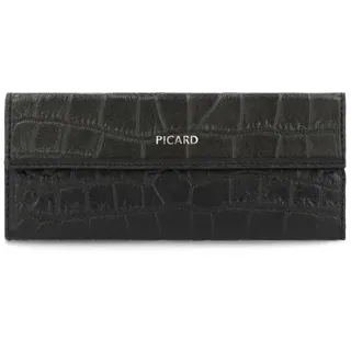 Picard Brillenetui TASTE aus Echtleder Mittel | mit Druckknopf | Brillenetui | Alltag - Einheitsgröße