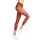Damen Leggings 50 DEN Capri W Le halb-blickdicht einfarbig 1 Stück Rot Lobster 8862 M-L