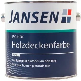 Jansen ISO-HDF Holzdeckenfarbe Weiß matt 2,5 l