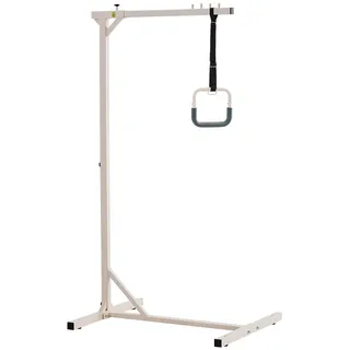 Vevor Bettgalgen 965x770x1720mm, freistehender Krankenaufrichter bis 113 kg Tragkraft, Bettaufrichter für ältere & behinderte Menschen, ideal für Krankenhäuser, Pflegeheime, häusliche Pflege