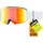 pwdr Skibrille Kinder White/Yellow
