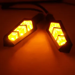 Pthene Motorrad LED Blinker Leuchten Universal Pfeil vorne hinten DC 32v 36v 48v 52v 60v Blinker Glühbirnen für Elektromotorräder Motorrad Roller Fahrrad E-Bike Moto