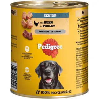 PEDIGREE Senior Huhn Pastete 12 x 800 g