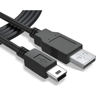 LogiCell USB Datenkabel/Ladekabel für Texas Instruments TI-Nspire CX, TI-Nspire CAS, CX II-T, TI-Nspire TouchPad, Ti-84 Plus CE/C, Ti-89 Titan Graphic Calculator USB A Mini-B