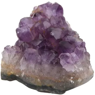 Amethyst Druse, Lila Kristalle Heilsteine Naturstück Dekorative Steine Rohstein Unregelmäßig Kristall Cluster Drusenstück Reiki Heilstein Dekoration Unregelmäßige Edelstein Healing Bergkristall