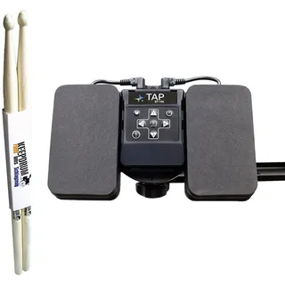 Airturn TAP Page Turner für Drummer + keepdrum Drumsticks
