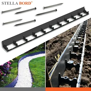 stella bord Rasenkante 100 x 6 cm 20 schwarz