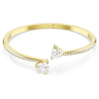 Swarovski Mesmera Armreif Herz, Weiß, 5733474, Größe M