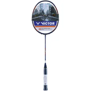 Victor Badmintonschläger DriveX 10 METALLIC B (ausgewogen, steif, 85g) blau - unbesaitet -