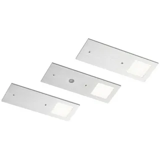 ARCCHIO Nortra LED-Unterbaulampen 3er-Set Alu