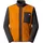 Full Zip Fleecejacke Agate Orange/Asphalt Grey M