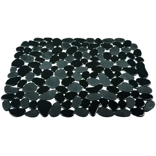 Sanixa Spülbecken-Einlage schwarz 40 x 30 cm Küche Schutz Spülbecken Matte Abtropfmatte Spülmatte