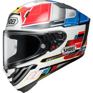 Shoei X-SPR Pro Proxy Helm, weiss-rot-blau, Größe XS für Männer