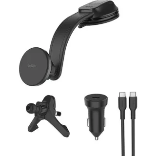 Belkin KFZ-Halterung mit kabelloser 15W Qi2 Ladefunktion Schwarz