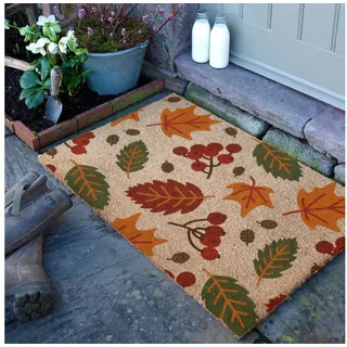 Artsy Mats Fußmatte Fußmatte Herbstblätter (90 x 60 cm)