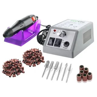 Elektrische Nagelfeile mit Maniküre Set Fußpflegegerät und Diamantschleifer
