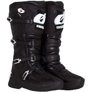 O'NEAL Motocross Stiefel RMX Boot EU I Enduro Motorrad I Ergonomische Motorradschuhe Herren & Damen mit Anti-Rutsch Sohle I Schwarz I Größe 41