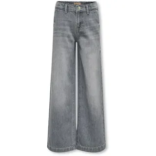 Only carmakoma Mädchen Kogcomet Wide Leg DNM Mat624 Noos Weite Jeans, 'Comet' - Blau,Grau - 134