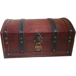 infinimo Holzkiste mit Deckel 1-tlg. braun