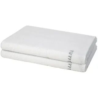 Saunatuch 2 x 80 x 200 cm snow