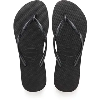 Havaianas Mädchen Slim (Mini Me) Flipflop, Schwarz, 29/30 EU