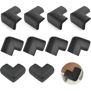 Eckenschutz Tisch Kantenschutz Eckschutzprofil - Schaumstoff Kantenschutz für Kindersicherung, Gummi Tischeckenschutz für stabile Haftung auf Holz, Glas & Metall (10 Stück)