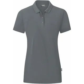 Jako Organic Poloshirt Damen steingrau 38