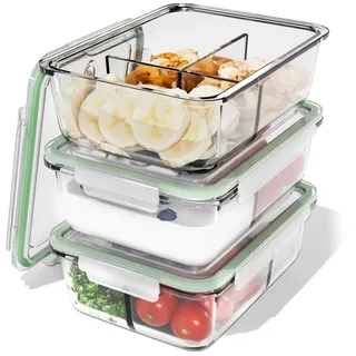 classbach 414021 Frischhaltedosen Meal Prep C-FHDM 4021 G 3er-Set
