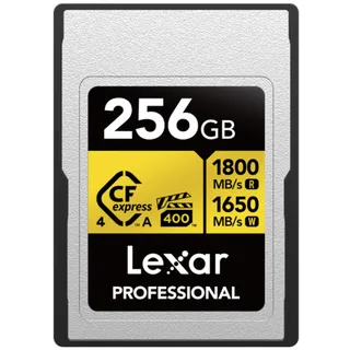 Lexar CFexpress Professional Type-A Gold 4.0 256GB R1800 VGP400