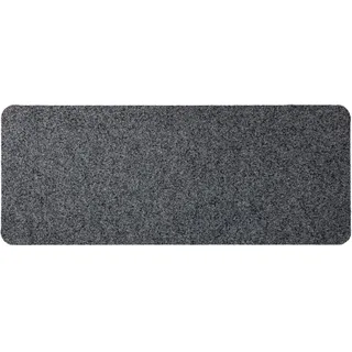 ANRO Schuhparkplatz Fußmatte Schmutzfangmatte Grau 75 x 30 cm | Schuhmatte & Abtropfmatte für nasse Schuhe, schmale Form – Polypropylen, Rücken: Gummi rutschhemmend, waschbar, innen & außen