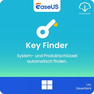 None EaseUS Key Finder 4 (2026) Win 11/10/8/7 1 PC Dauerlizenz Digitaler Download DE