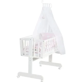 roba Komplettwiegenset Kleine Wolke rosa
