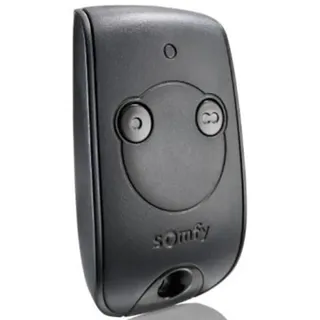 SOMFY 1841026 - 2-Kanal-RTS-Fernbedienung | Zur Steuerung von 2 RTS-Tor- und Garagentormotoren