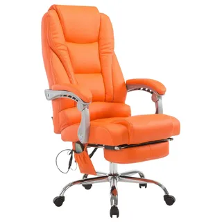 Kunstleder mit Massagefunktion orange