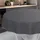 Wachstuch Tischdecke Rund 140 Anthrazit