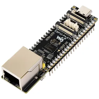 Waveshare ESP32-P4-ETH High-Performance Development Board, Based On ESP32-P4, with 100 Mbps RJ45 Ethernet Port, Board Only, with Pre-Solder Pin Headers