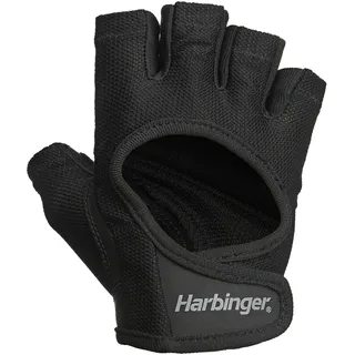 Harbinger Power Fitness Handschuh, Gewichtheber Handschuhe, Waschmaschinengeeignet, Schwarz, S