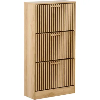 Beliani Lynwood 60 x 24 x 113 cm Hellbraun