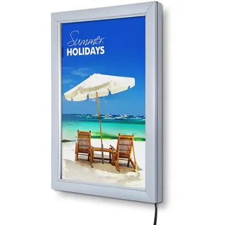 Showdown Displays EOL Showdown Displays LED-Leuchtrahmen Economy DIN A4