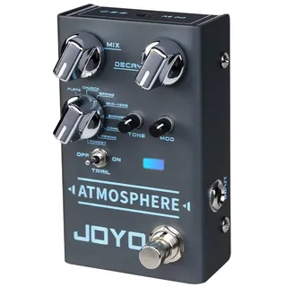 JOYO Reverb Pedal mit 9 Digitalen Reverb-Typen Modulation und Trail für E-Gitarre (Atmosphere R-14)