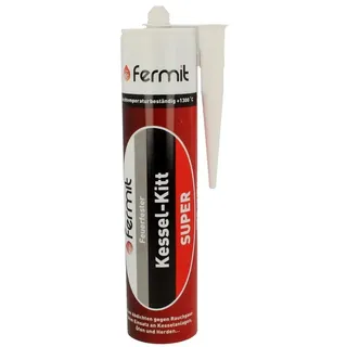 Fermit Kesselkitt Super Schamotte 310 ml schwarz