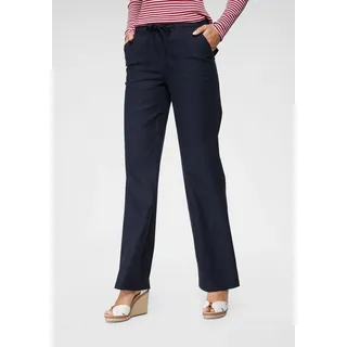 Aniston CASUAL Leinenhose, mit Bindeband, Gr. 38 - N-Gr, marine, , 71726613-38 N-Gr