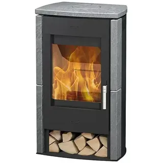 Fireplace Kaminofen Brasil  (6 kW, Raumheizvermögen: 108 m3, Verkleidung: Speckstein, Schwarz)
