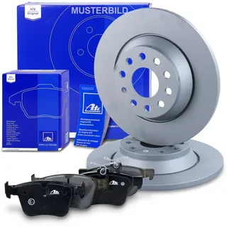 ATE Bremsenset Hinterachse inkl. Bremsscheiben hinten Ø300mm voll und