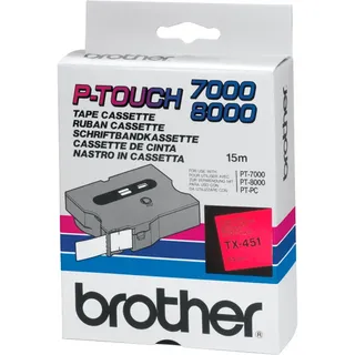 Brother TX-451 schwarz/rot