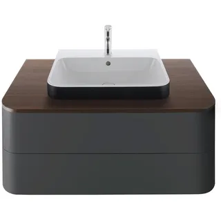 Duravit Happy D.2 Plus 100x55cm, m 1 Ausschn, Nussb gebürstet