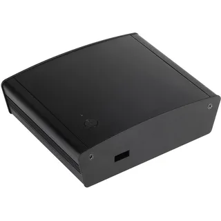 SilverStone SST-PT15B-H1D2 - Petit Intel NUC Computer Gehäuse, Board D53427HYE, DC73537S, schwarz
