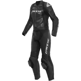 Dainese Mirage 2-tlg. schwarz/schwarz/weiß 42