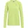 Langarm-T-Shirt Shadow Lime Melange S