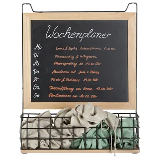 Memoboard in Braun/Schwarz